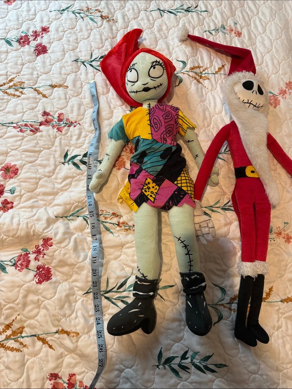 The Nightmare Before Christmas Sally & Jack Skellington Plush Duo
